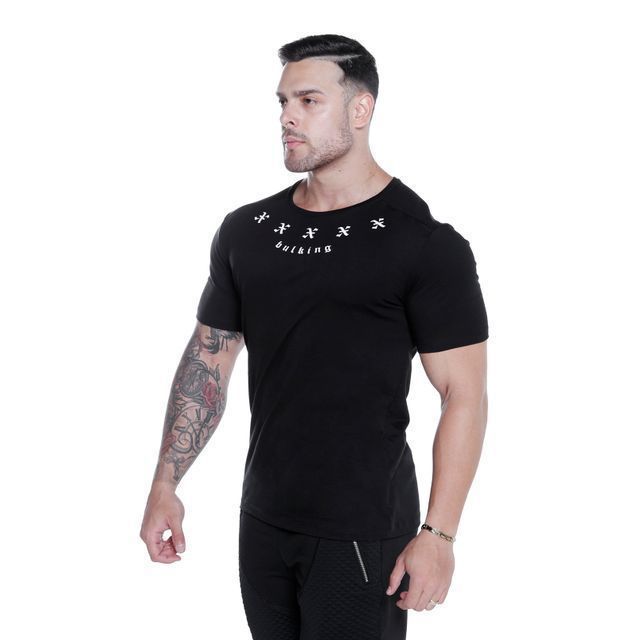 New Quick-Drying Short-Sleeved Round Neck Sports Casual Short T-Shirt For Men