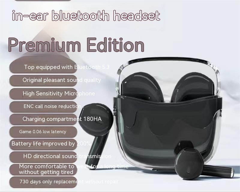 Headset For Women Good-looking High Sound Quality Anti-noise Girls Cute Fairy Painless Wear