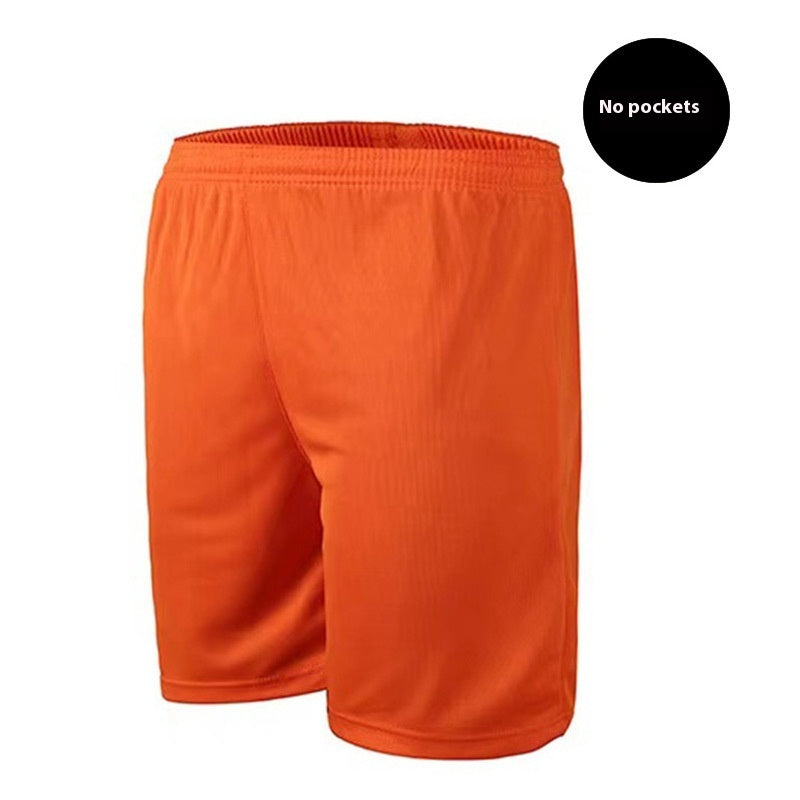 Football Pants Sports Shorts Men's Fitness Breathable Cropped Casual Pants