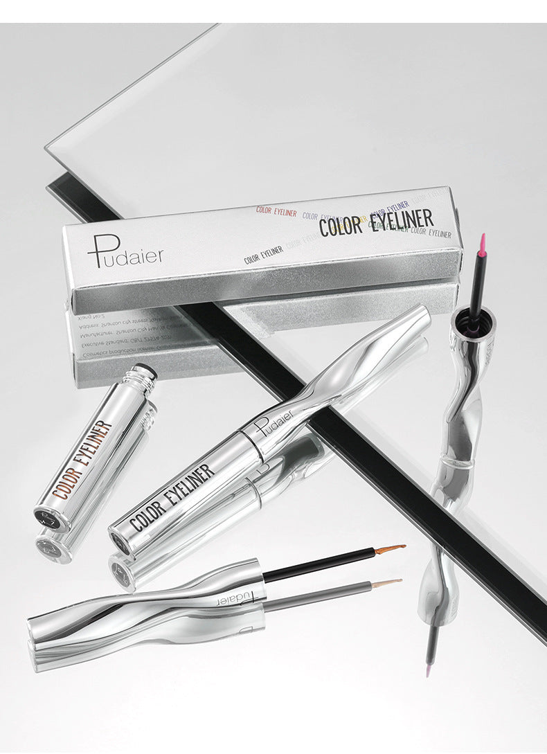 Color Eyeliner Makeup Waterproof Quick-drying Very Fine 24 Colors