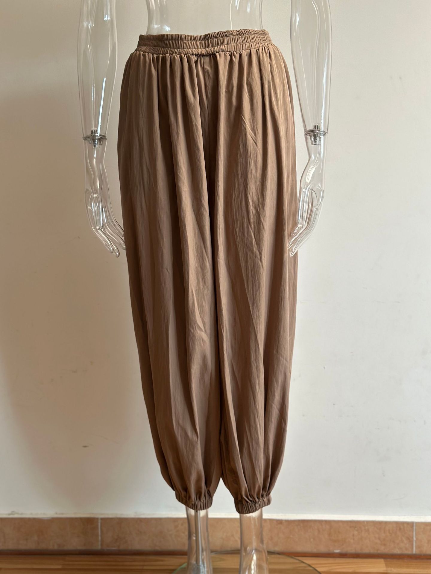 Loose Short Midriff Outfit Ankle-banded Knickerbockers Three-piece Set
