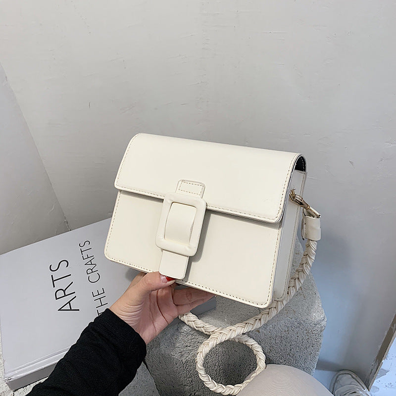 Fashion all-match Korean Woven Small Square Bag