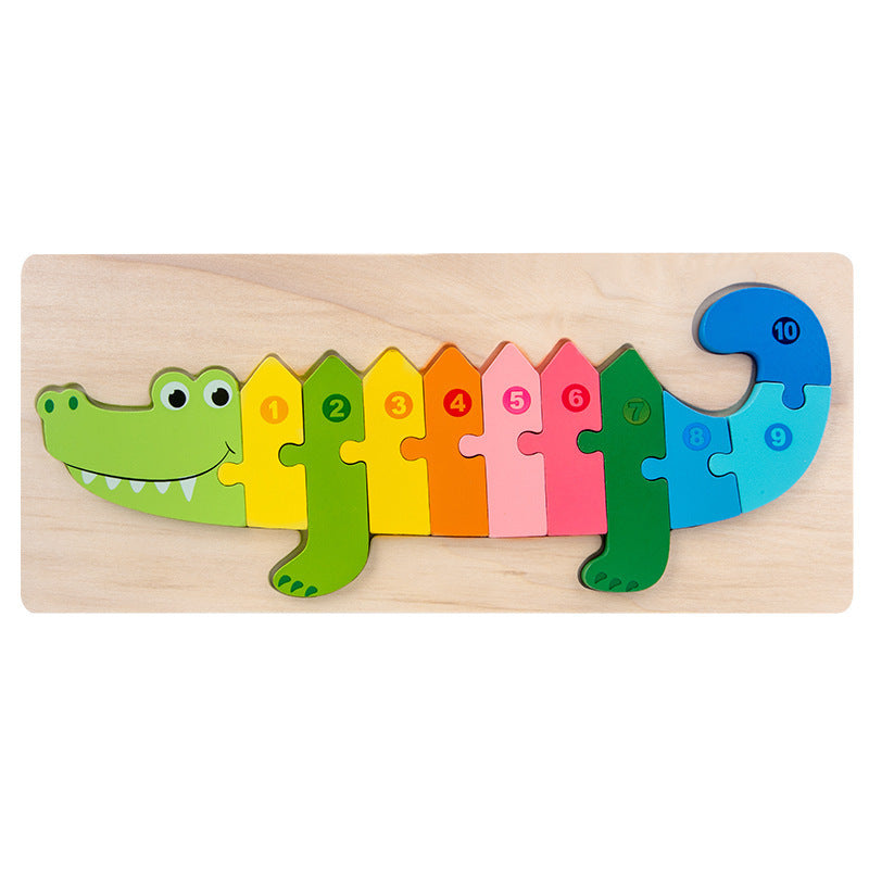 Buckle Three-Dimensional Puzzle Wooden Toy