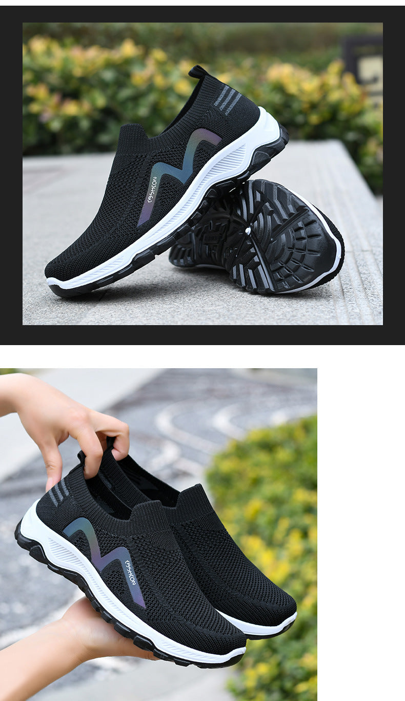 Men's Non-slip Wear-resistant Sports Soft-soled Mesh Surface Casual Shoes