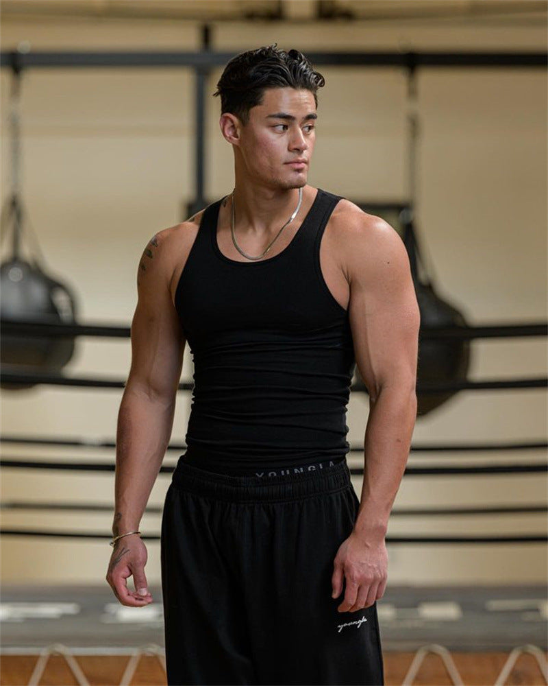 Men's Tank Top Tight Sports Training