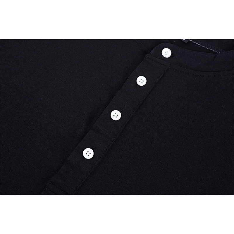 Men's European And American Solid Short Sleeves T-shirt