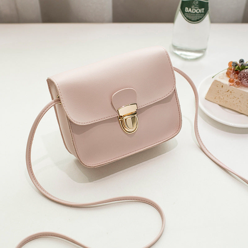 Mini simple small square bag mobile phone bag