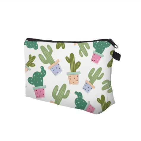 Cactus 3D Print Cosmetic Bag