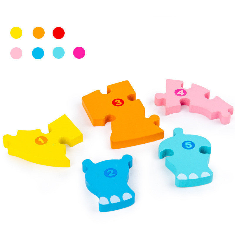 Buckle Three-Dimensional Puzzle Wooden Toy