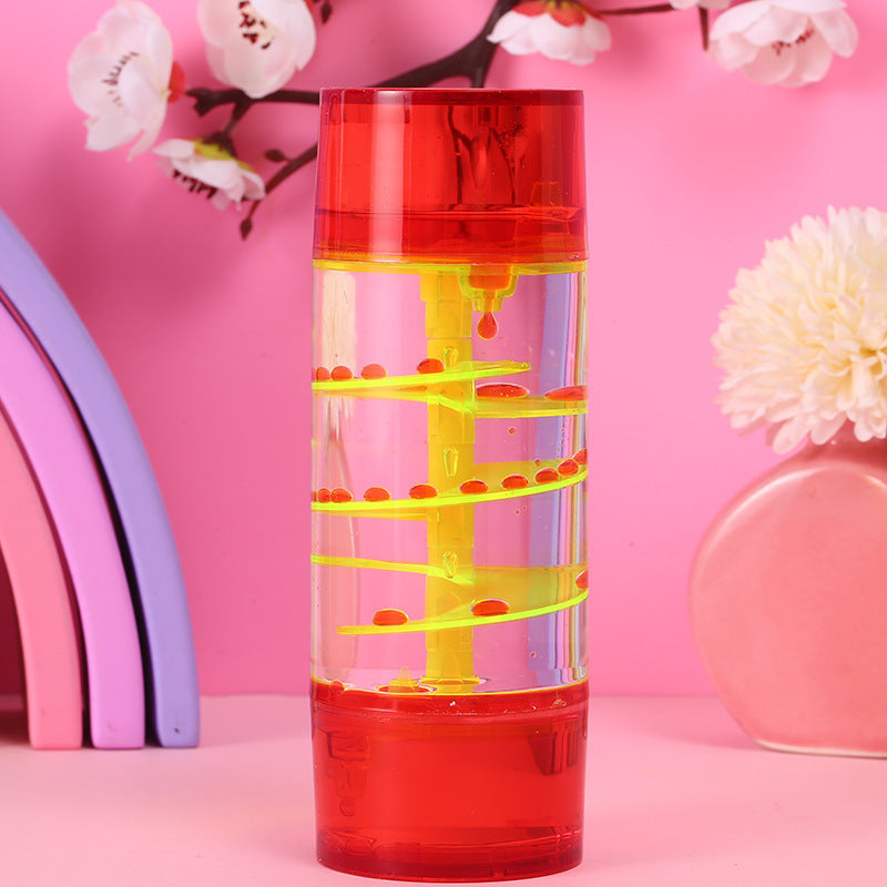 Creative Column Rotary Wheel Oil Drop Hourglass Jelly Color