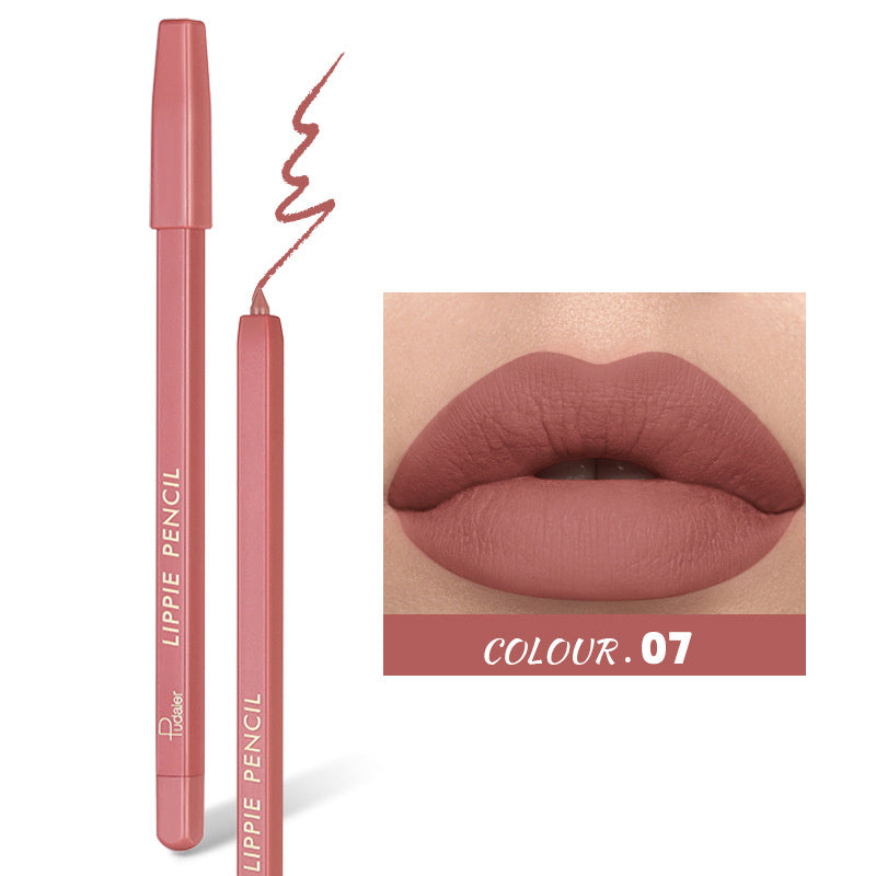 Lipstick Pen Waterproof No Stain On Cup Matte Lip Liner