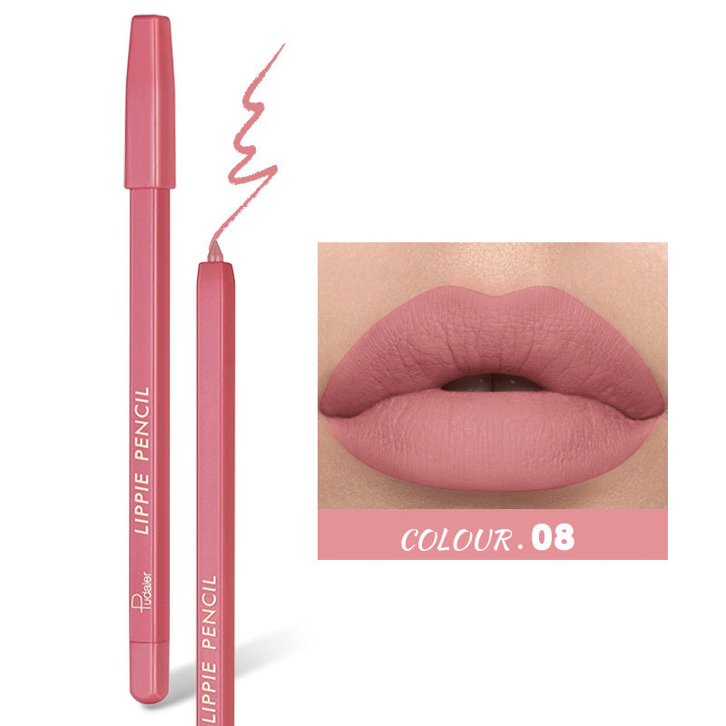 Lipstick Pen Waterproof No Stain On Cup Matte Lip Liner