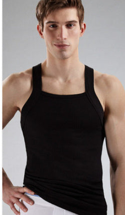 Men's Sports Jersey Stretch Cotton Vest