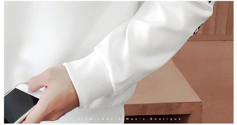Men's white sweater