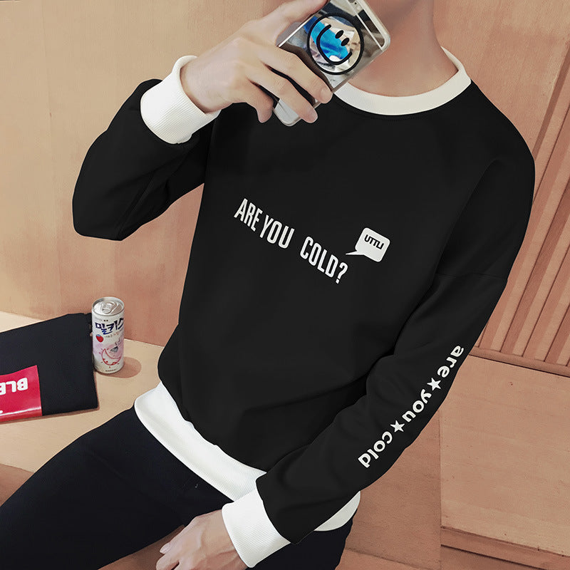 Men's white sweater