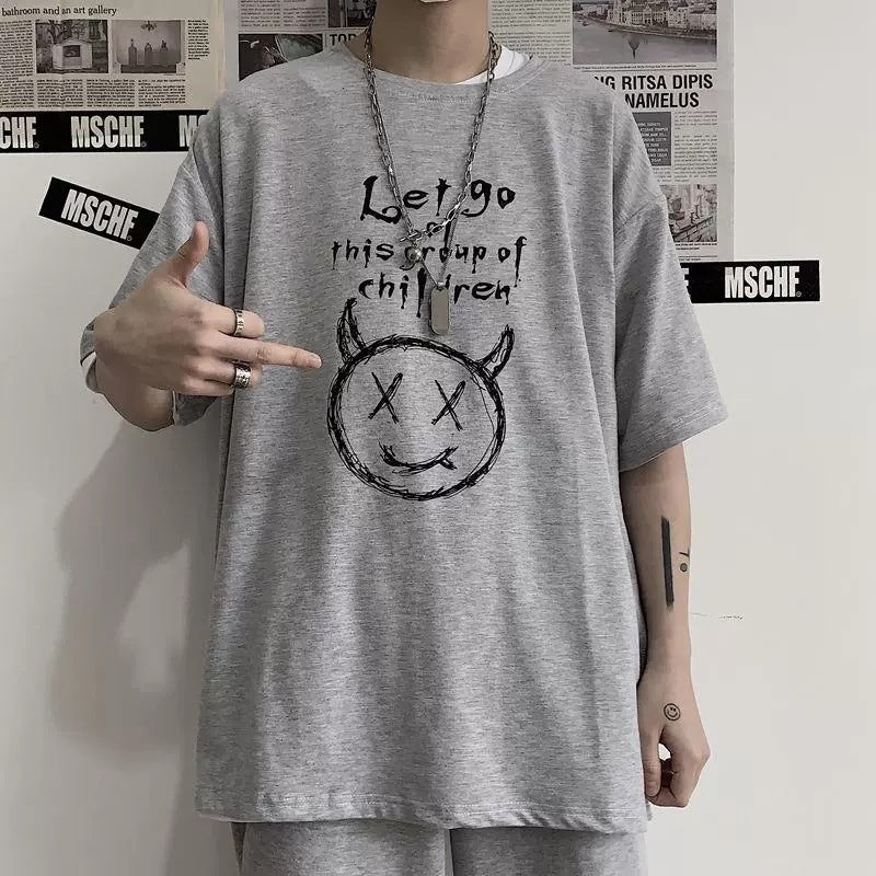 Retro Hip Hop Style Bottoming Shirt Trendy Handsome High Street Spring And Autumn Tops
