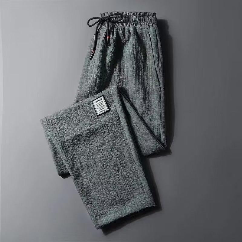 Everything Goes With Loose Plus Size Sports Casual Straight Nine-point Pants