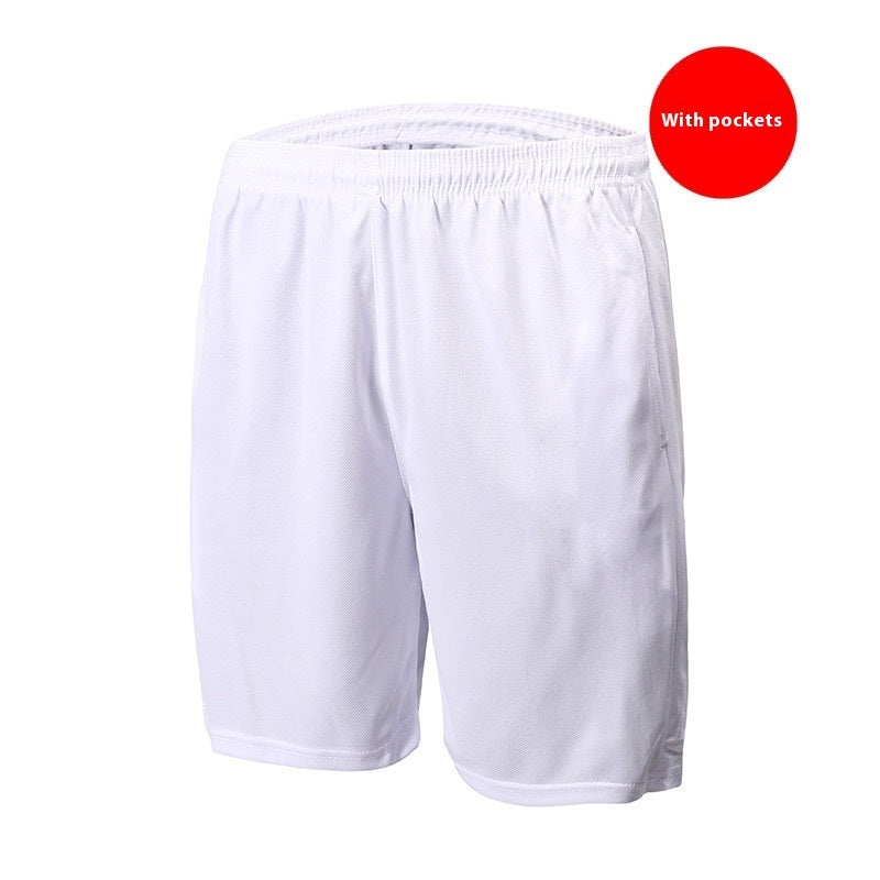 Football Pants Sports Shorts Men's Fitness Breathable Cropped Casual Pants