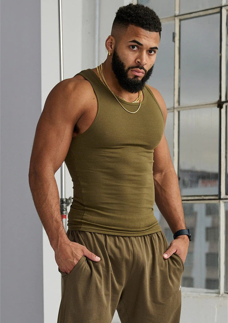 Men's Tank Top Tight Sports Training