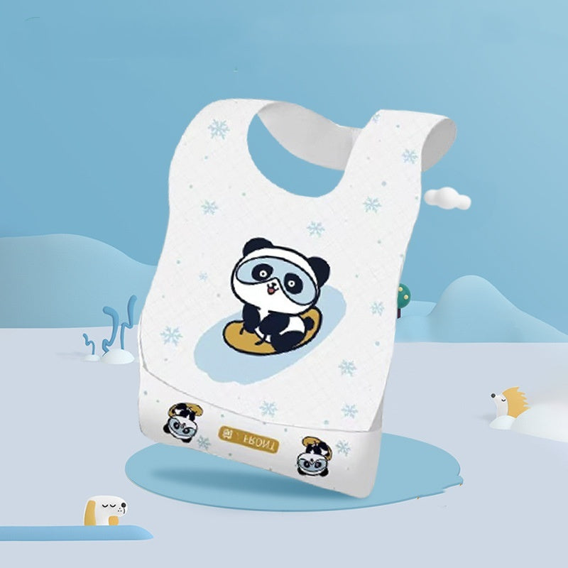Baby Disposable Bib Independent Packaging Saliva Towel