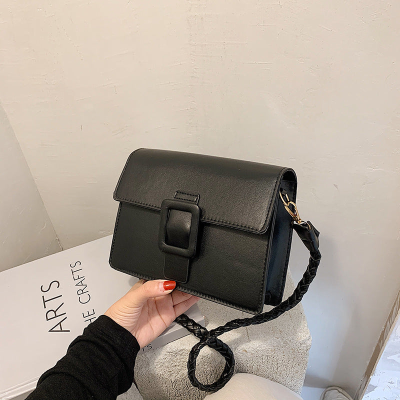 Fashion all-match Korean Woven Small Square Bag