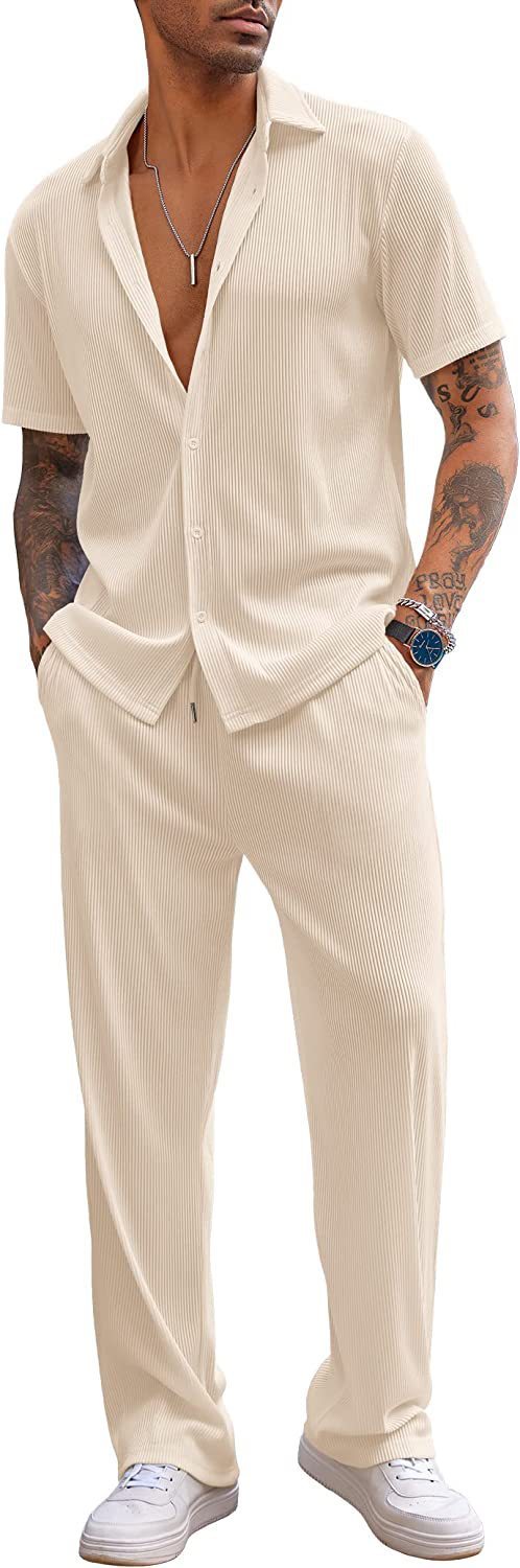 Short-sleeved Trousers Loose Leisure Suit