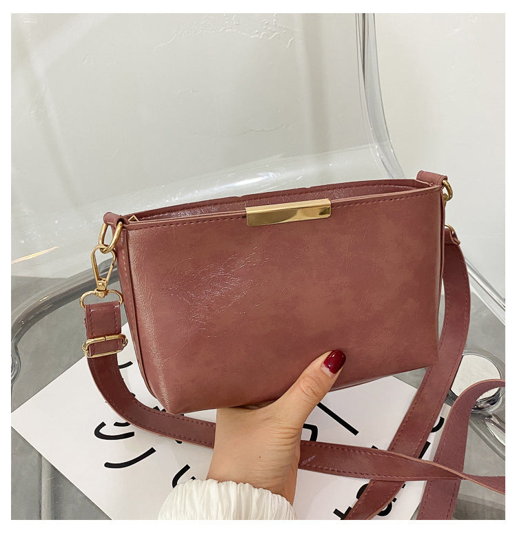 Mini women's one shoulder small square bag
