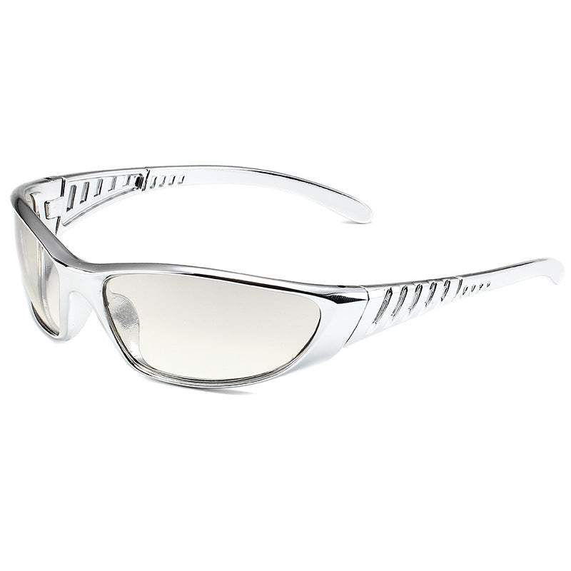 Women's Creative Multi-color Hollow-out Future Technology Sunglasses