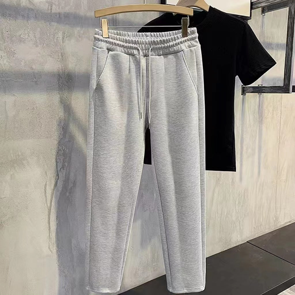 Men's Sports Jogger Pants Versatile Trend Casual Loose Straight Trousers