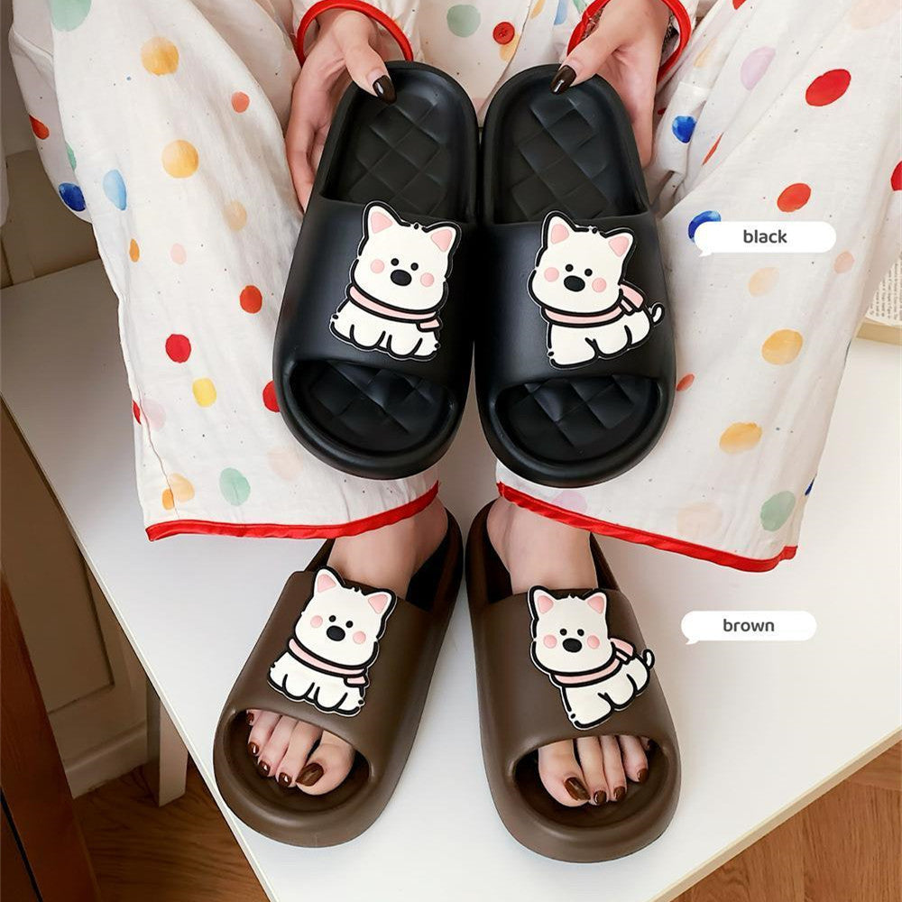 Fashion Creative Rhombus Men And Women Home Wear Summer Slippers