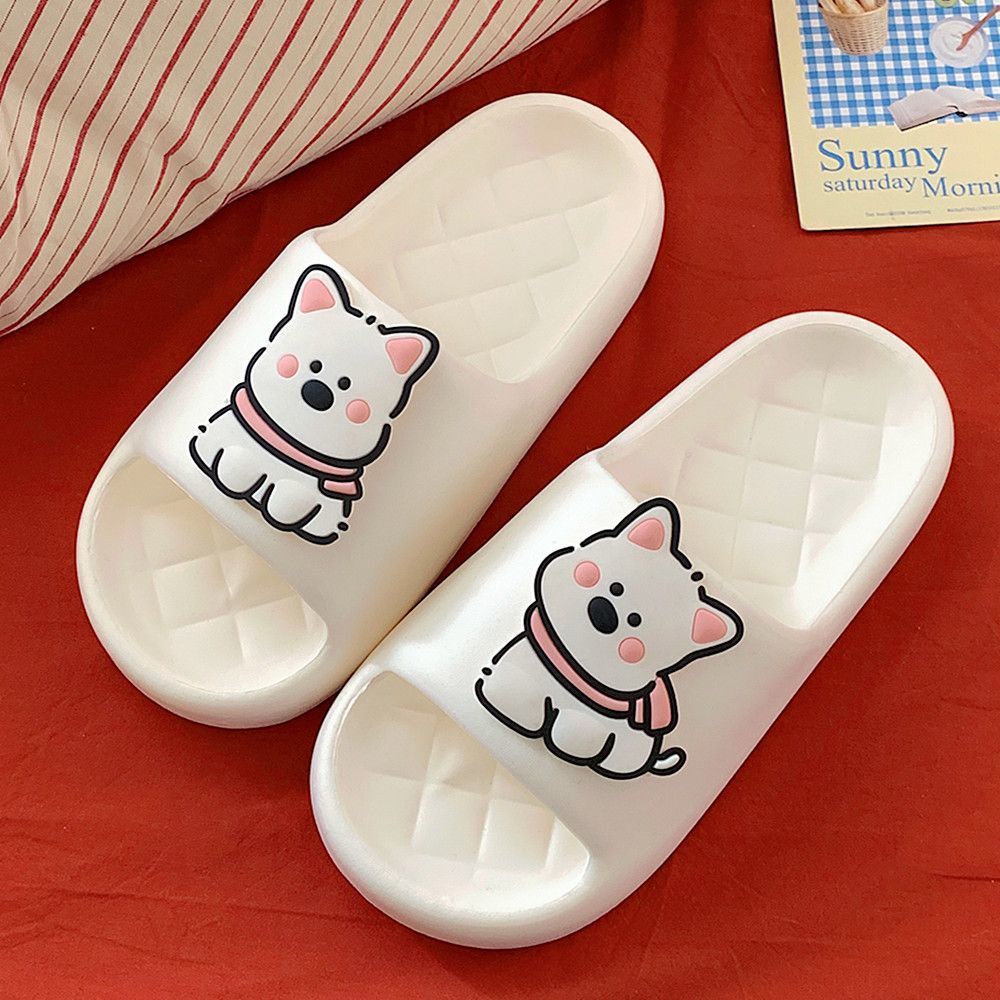 Fashion Creative Rhombus Men And Women Home Wear Summer Slippers