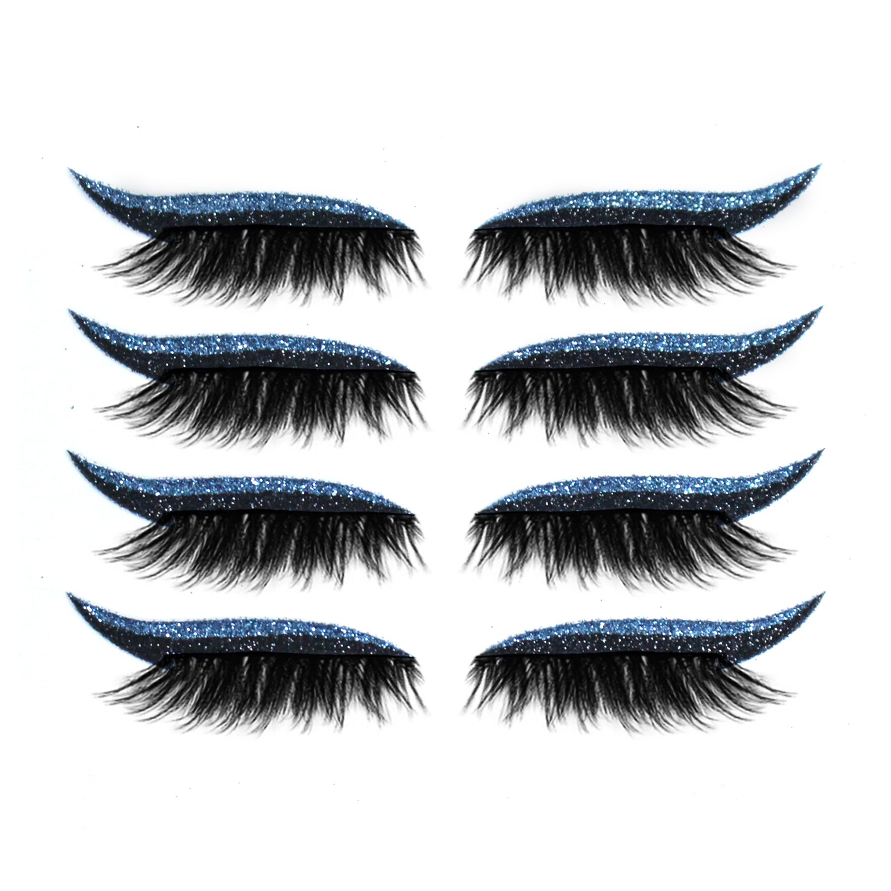 European And American Glitter Self-adhesive Eyeliner False Eyelash Stickers