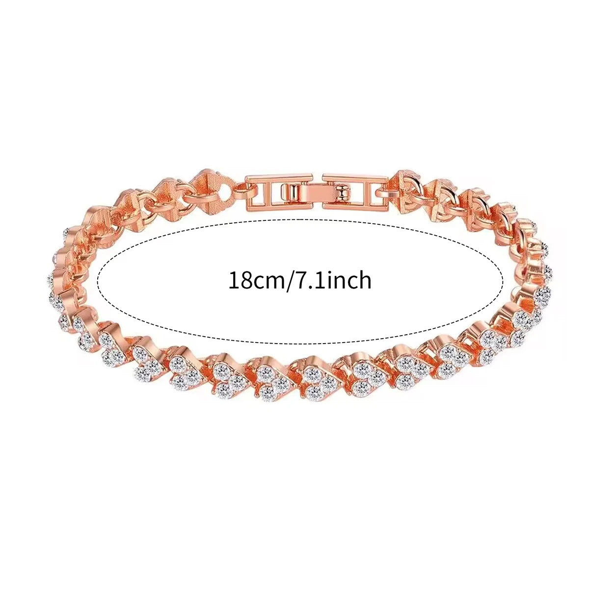 Elegant Floral Quartz Watch Set for Women – Stylish Watch with Crystal Bracelet