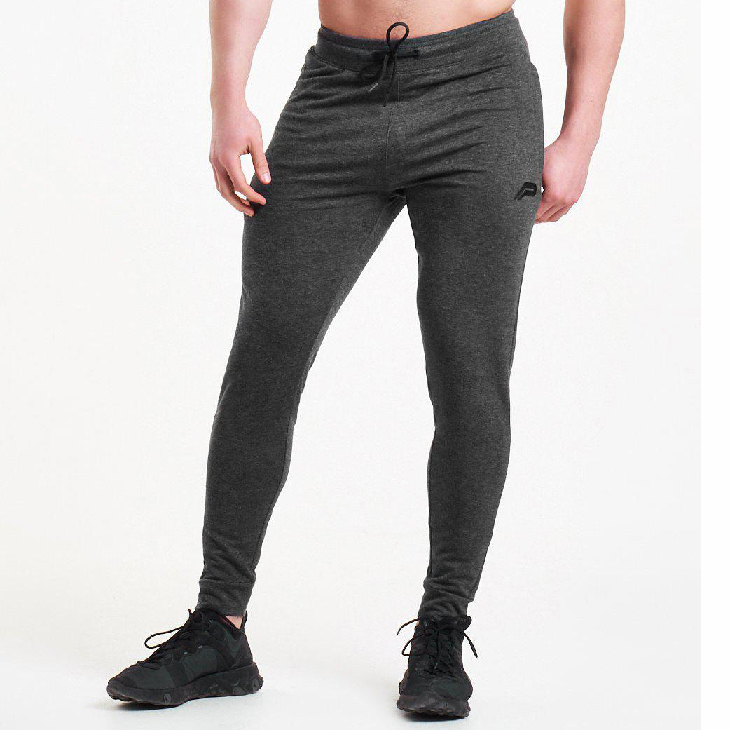 Sports And Leisure Workout Cotton Stretch Slim Trousers