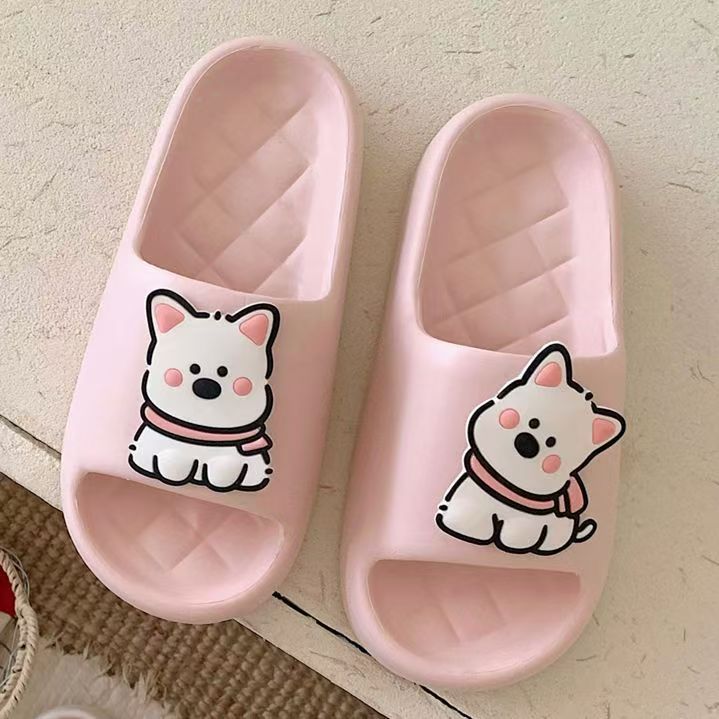 Fashion Creative Rhombus Men And Women Home Wear Summer Slippers