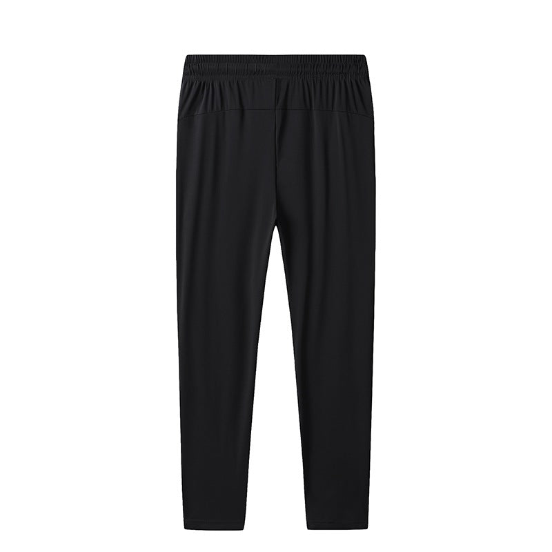 Ice Silk Leisure Trousers Men's Summer High Elasticity