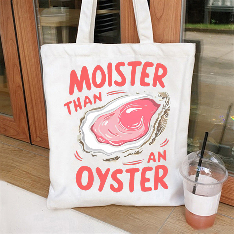 Creative All-match Printed Cute Portable Canvas Bag