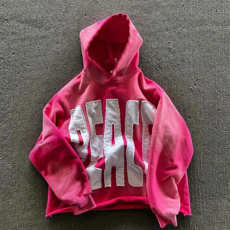 Spring And Autumn New Women's Sweater Fashion Personalized Printed Hooded
