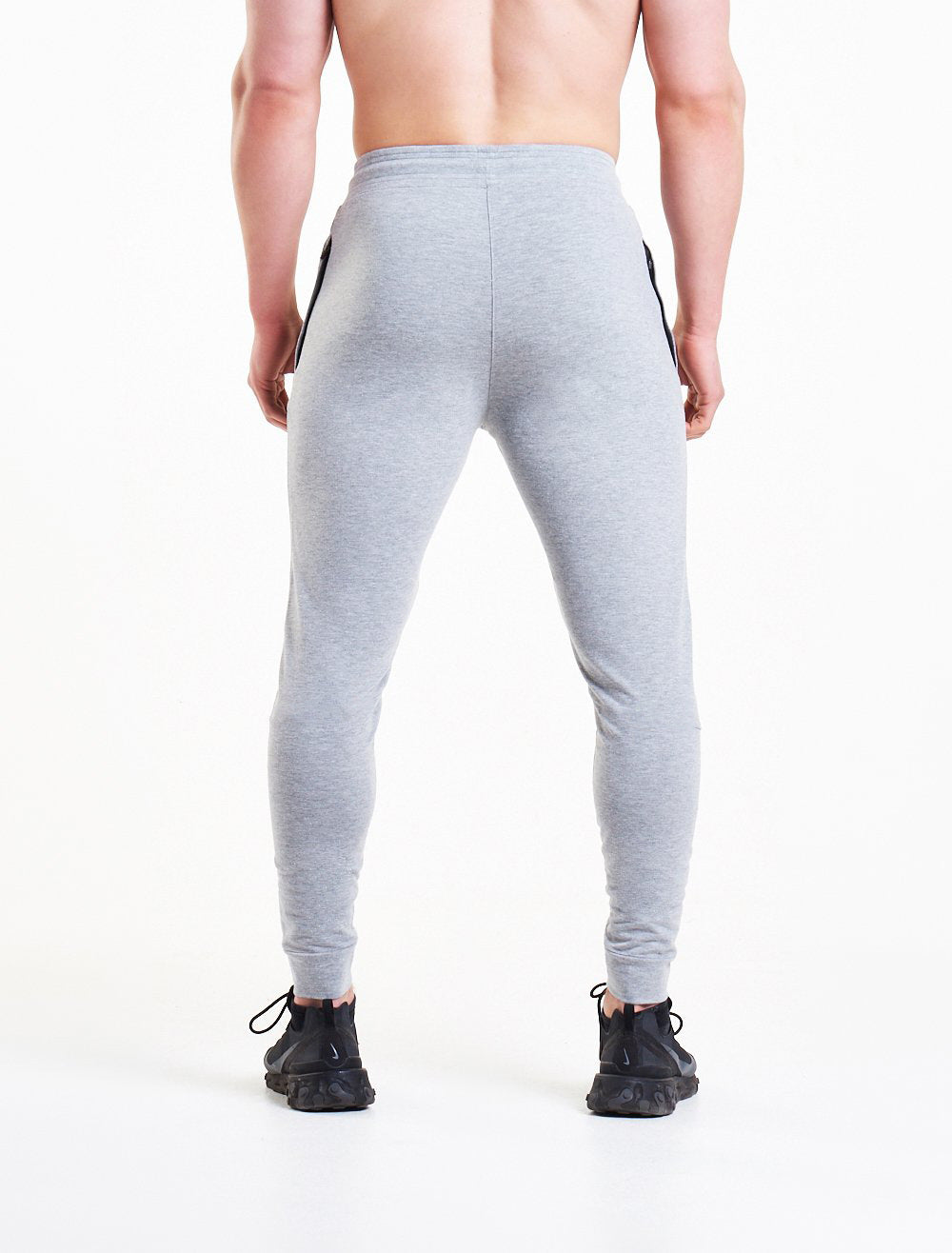 Sports And Leisure Workout Cotton Stretch Slim Trousers