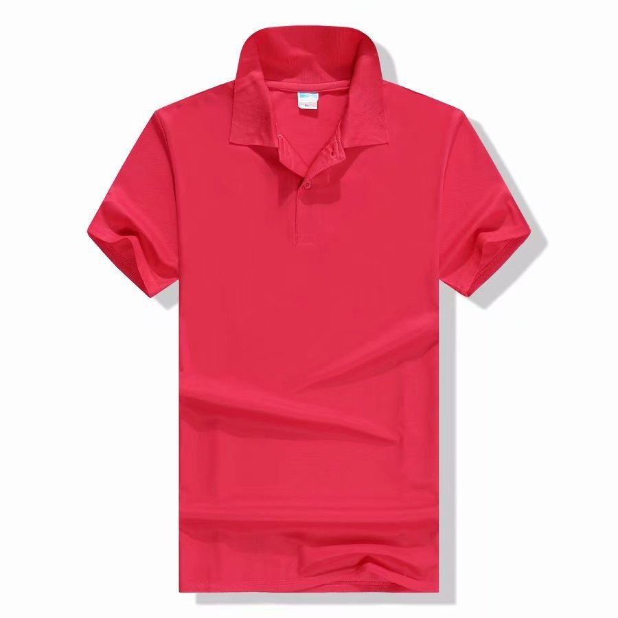 Mercerized Cotton Half Sleeve Culture Lapel Short Sleeve