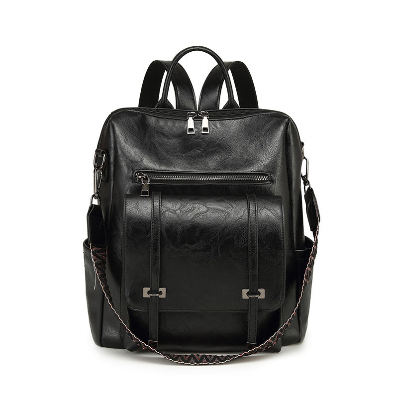 Retro Women's Backpack High-grade Soft Leather