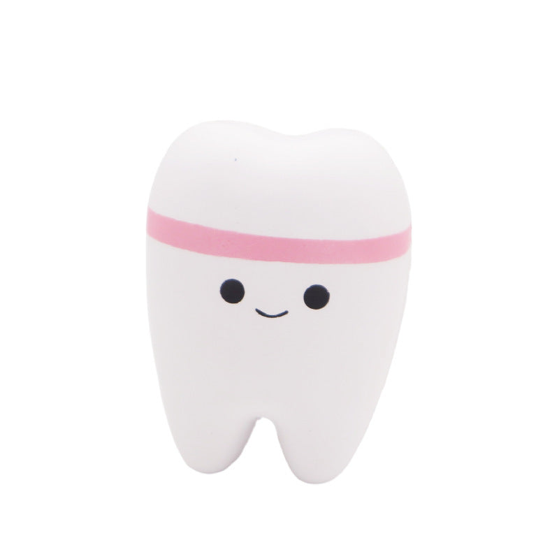 Simulation Facial Expression Tooth Toy