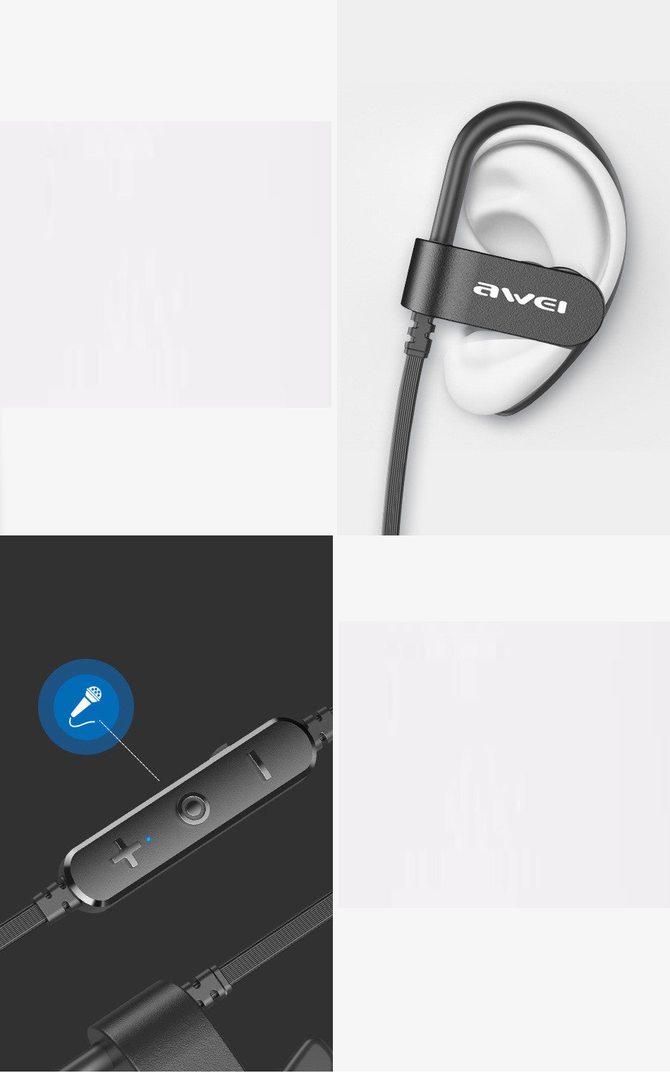 New WT50 Ear-mounted Sports Bluetooth Headset Wireless Waterproof