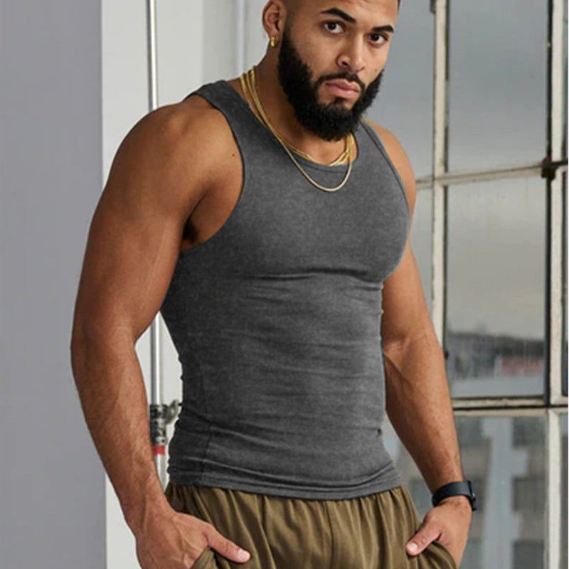 Men's Tank Top Tight Sports Training