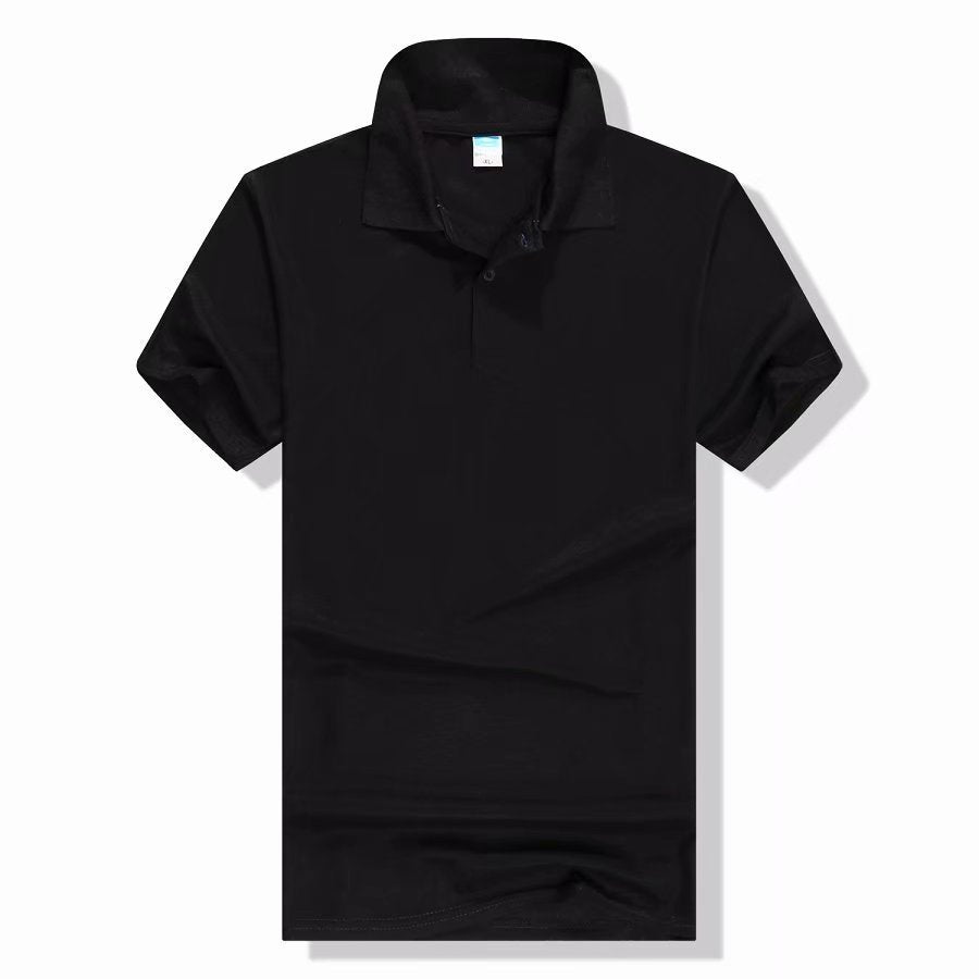 Mercerized Cotton Half Sleeve Culture Lapel Short Sleeve