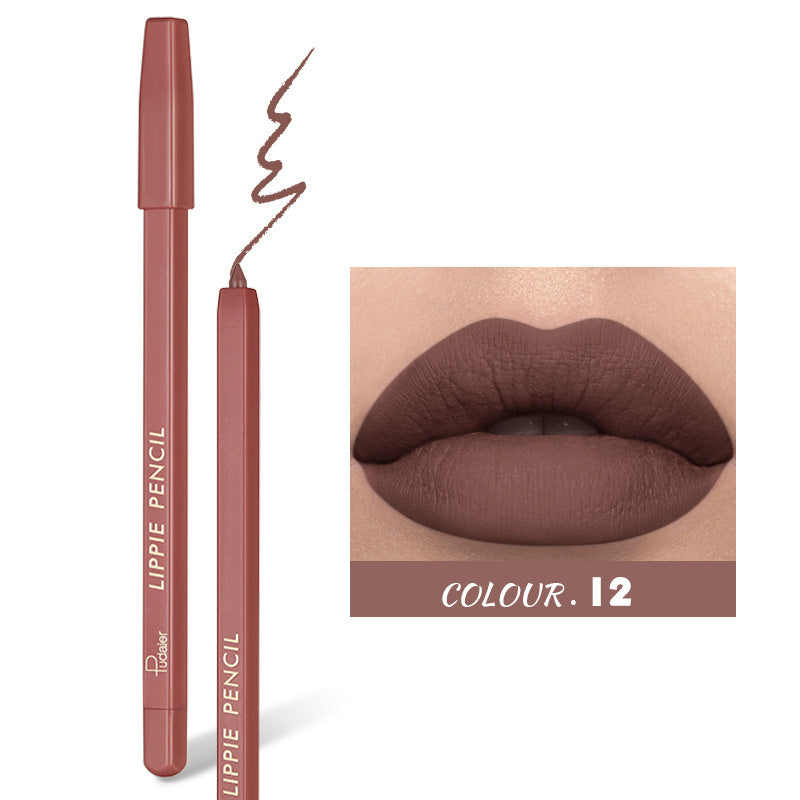 Lipstick Pen Waterproof No Stain On Cup Matte Lip Liner