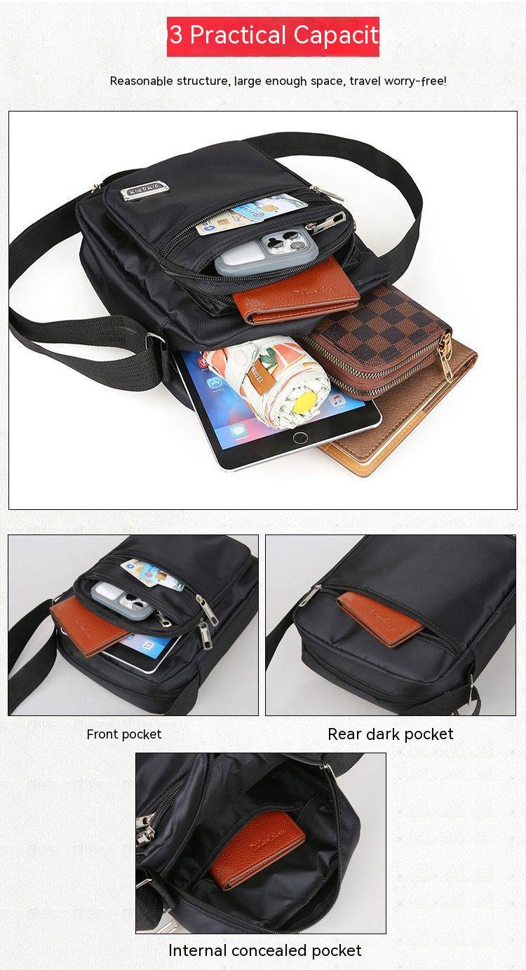 Large Capacity Multi-layer Waterproof Shoulder Crossbody Bag