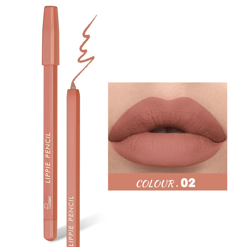Lipstick Pen Waterproof No Stain On Cup Matte Lip Liner