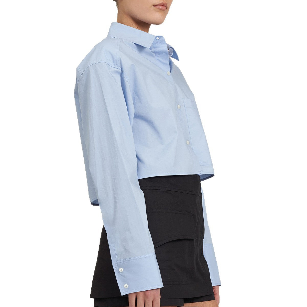 Casual Simple Style Solid Color Shirt For Women