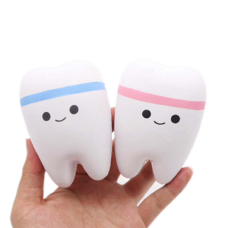 Simulation Facial Expression Tooth Toy